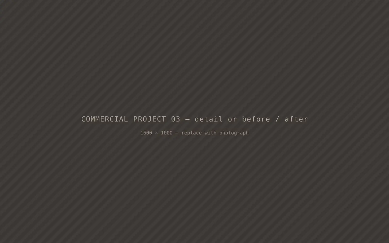 Commercial remodeling detail