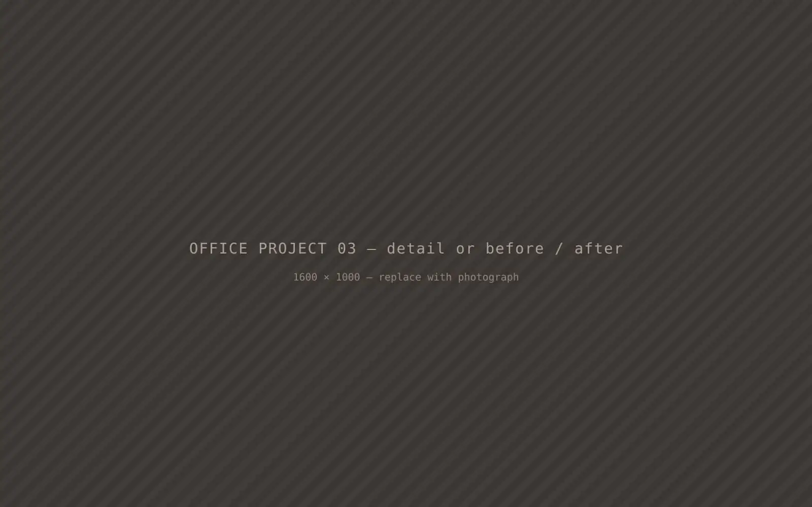 Office renovation detail