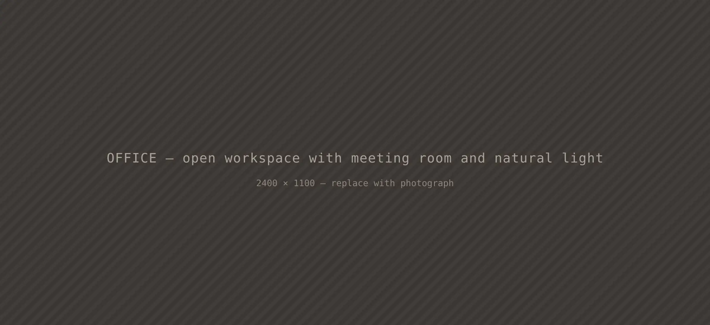 Finished office with an open workspace, a glass-walled meeting room and natural light
